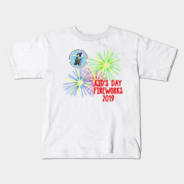 North Attleboro Kid's Day Fireworks 2019 Kids T-Shirt by NorthAttleboroKidsDay